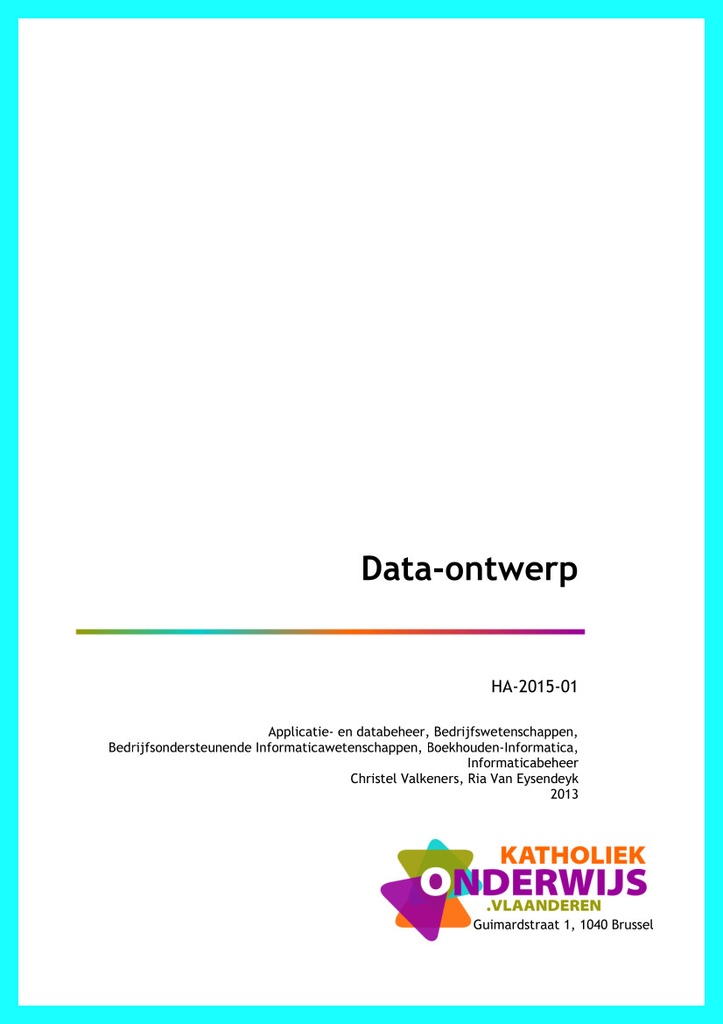 Data-ontwerp